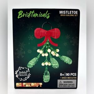 Bricktanicals Mistletoe Christmas Brick Building Set 90 Pcs Brickcraft New